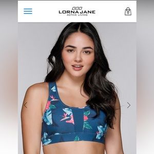 Lorna Jane Maui Tropics High Support Bra
